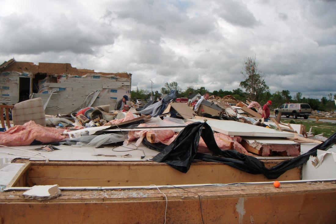 Scott Swartz took this photo from his house in Millbury, Ohio, after the July 5, 2010, storm that killed seven people and caused more than $100 million in property damage.