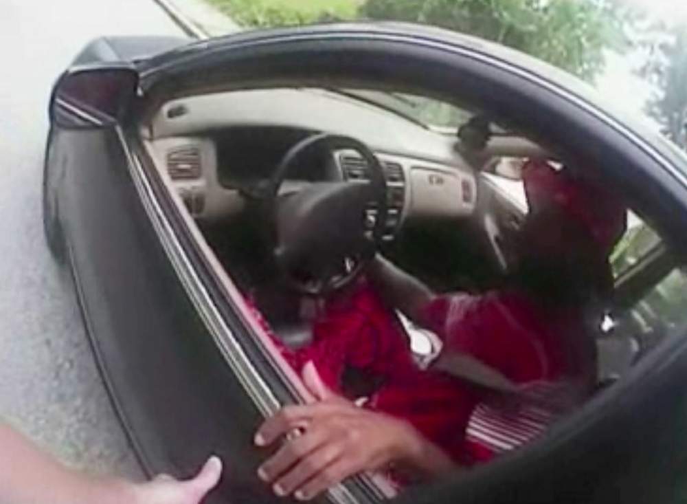 A body camera worn by University of Cincinnati Campus Police Officer Ray Tensing captured the shooting death of Samuel DuBose during a traffic stop July 19. UNIVERSITY OF CINCINNATI CAMPUS POLICE VIA AP